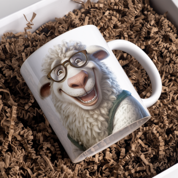 Funny Farm Animals Clipart Funny Sheep PNG Lamb PNG Nursery, COMMERCIAL LICENSE - Image 4